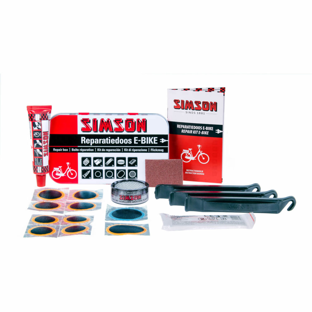 Op de loer liggen Oranje modus Simson fietsband reparatieset E-Bike - Fietsbanden.com