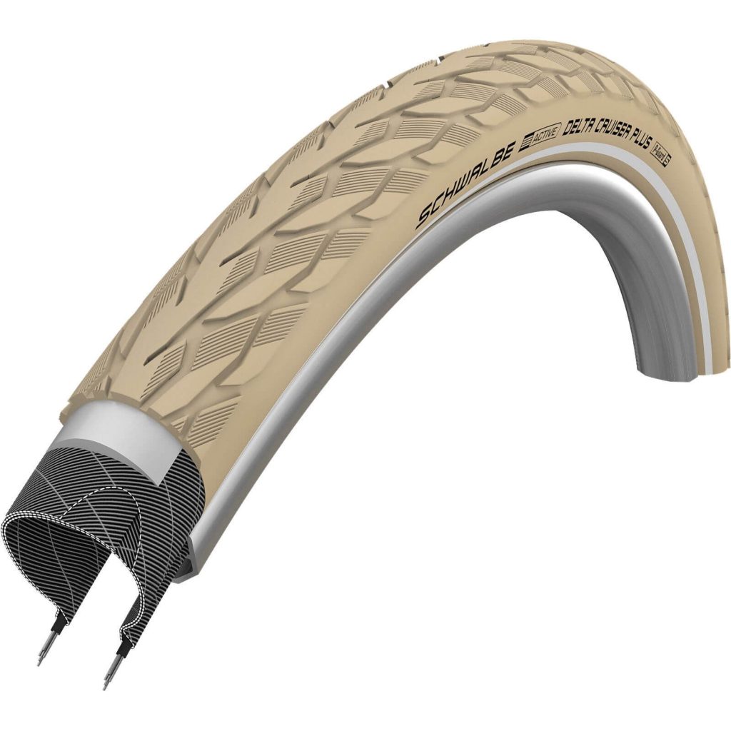 Schwalbe Delta Cruiser Plus 28x1 40 Creme Fietsbanden Com